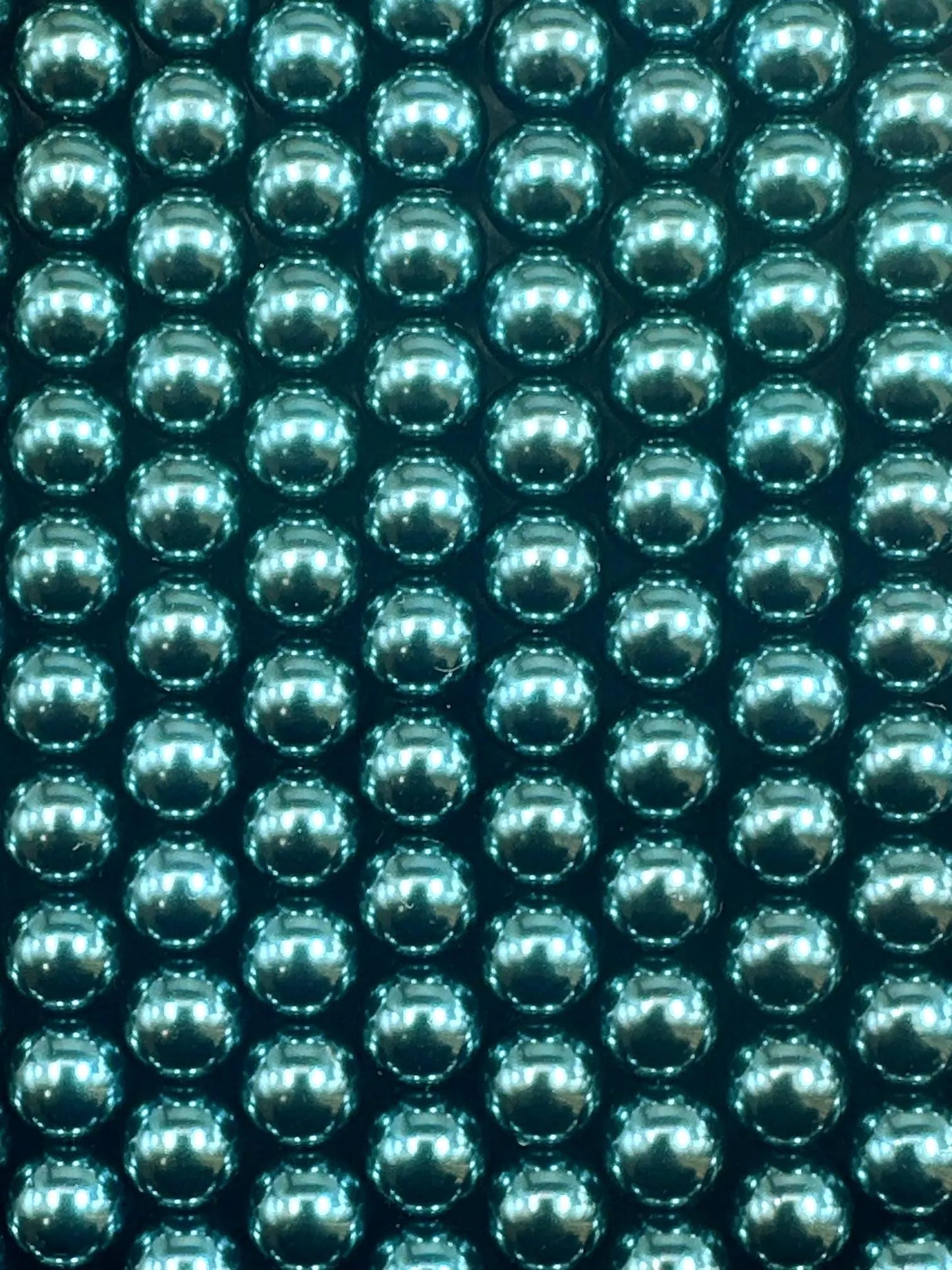 Chinese Peacock Green Swarovski Pearl Crystal Beads, 6mm 8mm 10mm 12mm Round Shape Bead. Beautiful Green Color, Great Quality 15.5"