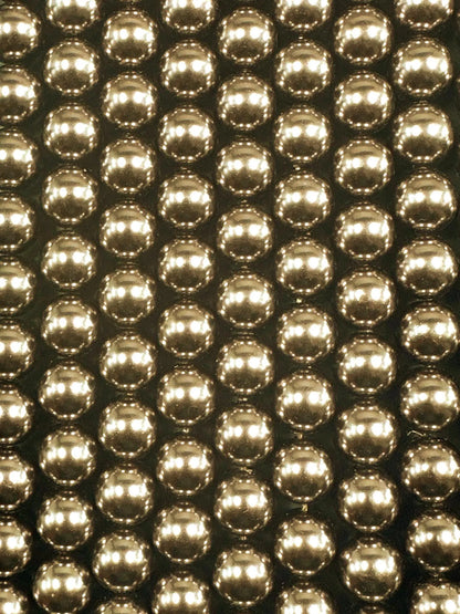 Gorgeous Chinese Dark Bronze Swarovski Pearl Crystal Beads, 4mm 6mm 8mm 10mm 12mm Round Shape Bead. Beautiful Bronze Quality 15.5"