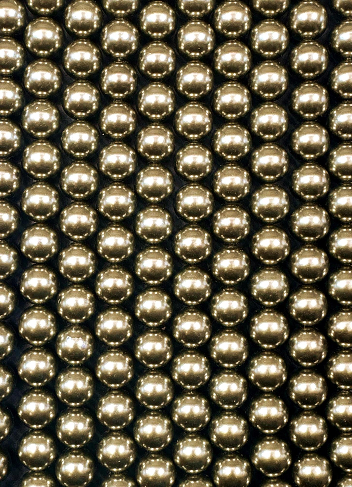 Chinese Deep Gold Pyrite Swarovski Pearl Crystal Beads, 4mm 6mm 8mm 10mm 12mm Round Shape Bead. Beautiful Gold Color, Great Quality 15.5"