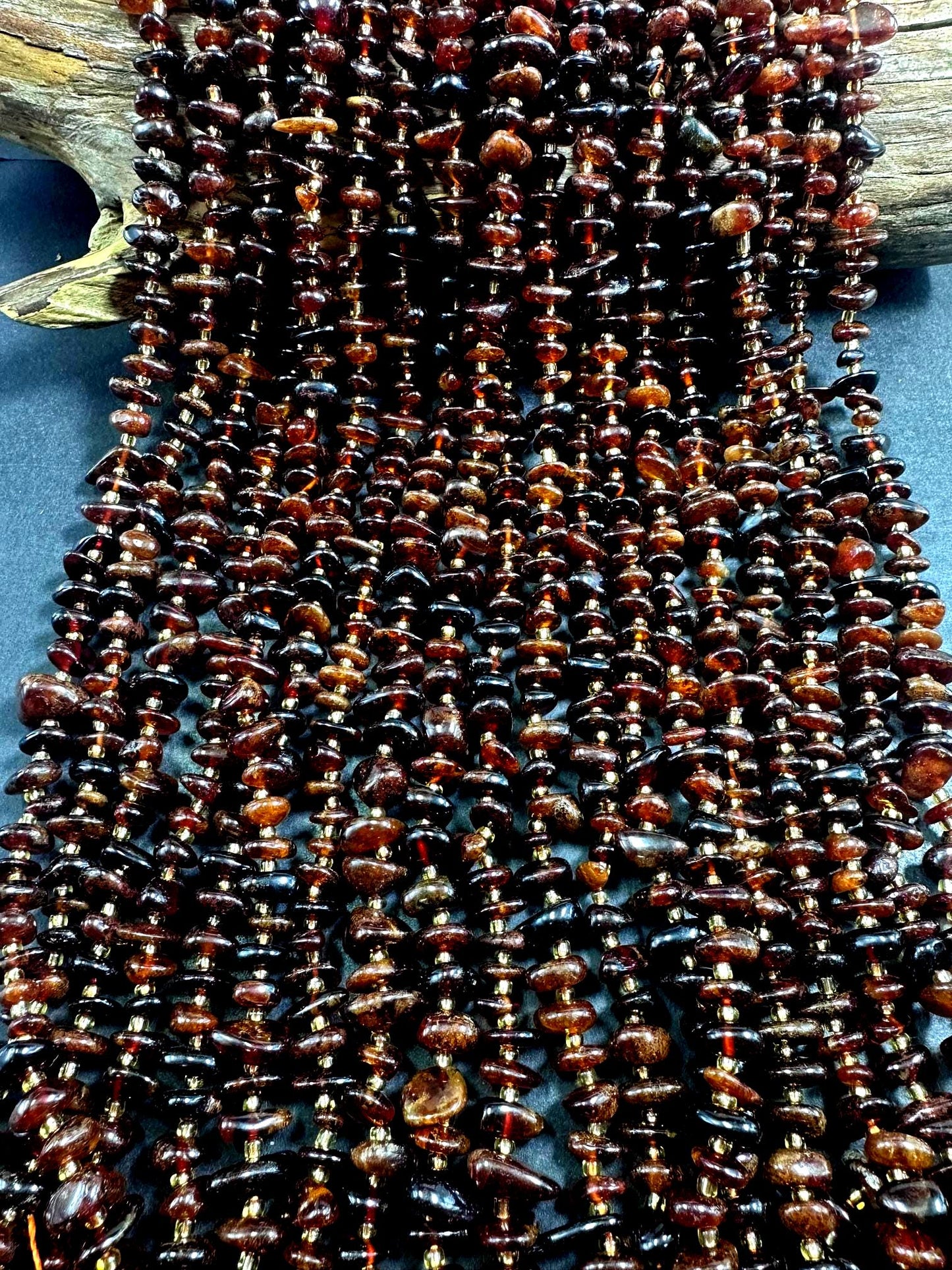 100% Natural Orange Garnet Stick Shape Gemstone Beads. 9x2mm-13x4mm, Beautiful Orange Color, Excellent Quality 15.5"