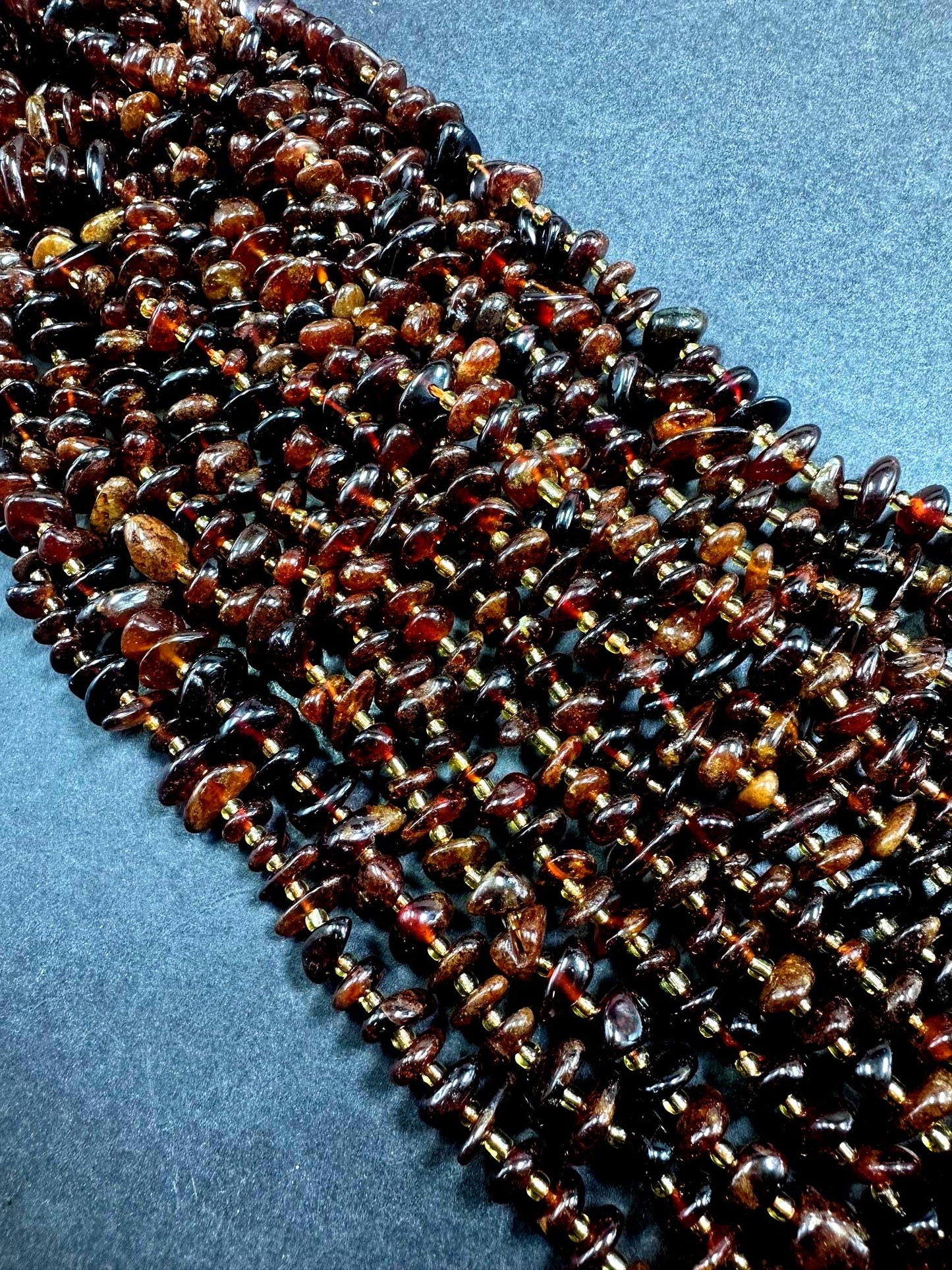 100% Natural Orange Garnet Stick Shape Gemstone Beads. 9x2mm-13x4mm, Beautiful Orange Color, Excellent Quality 15.5"