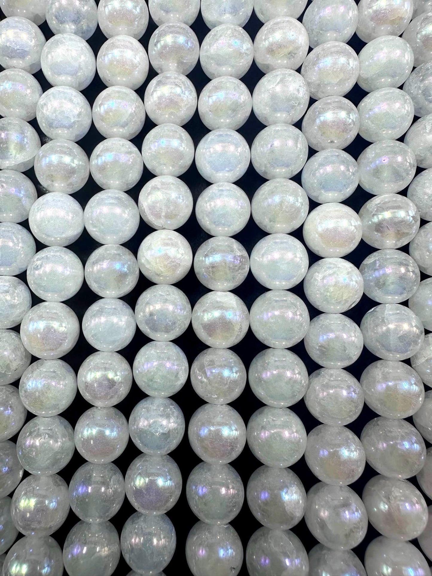 Gorgeous Icy White Dragon Pattern Agate Round Shape Beads. 6mm, 8mm, 10mm, 12mm Stunning White Color Great Quality Full Strand 15.5"