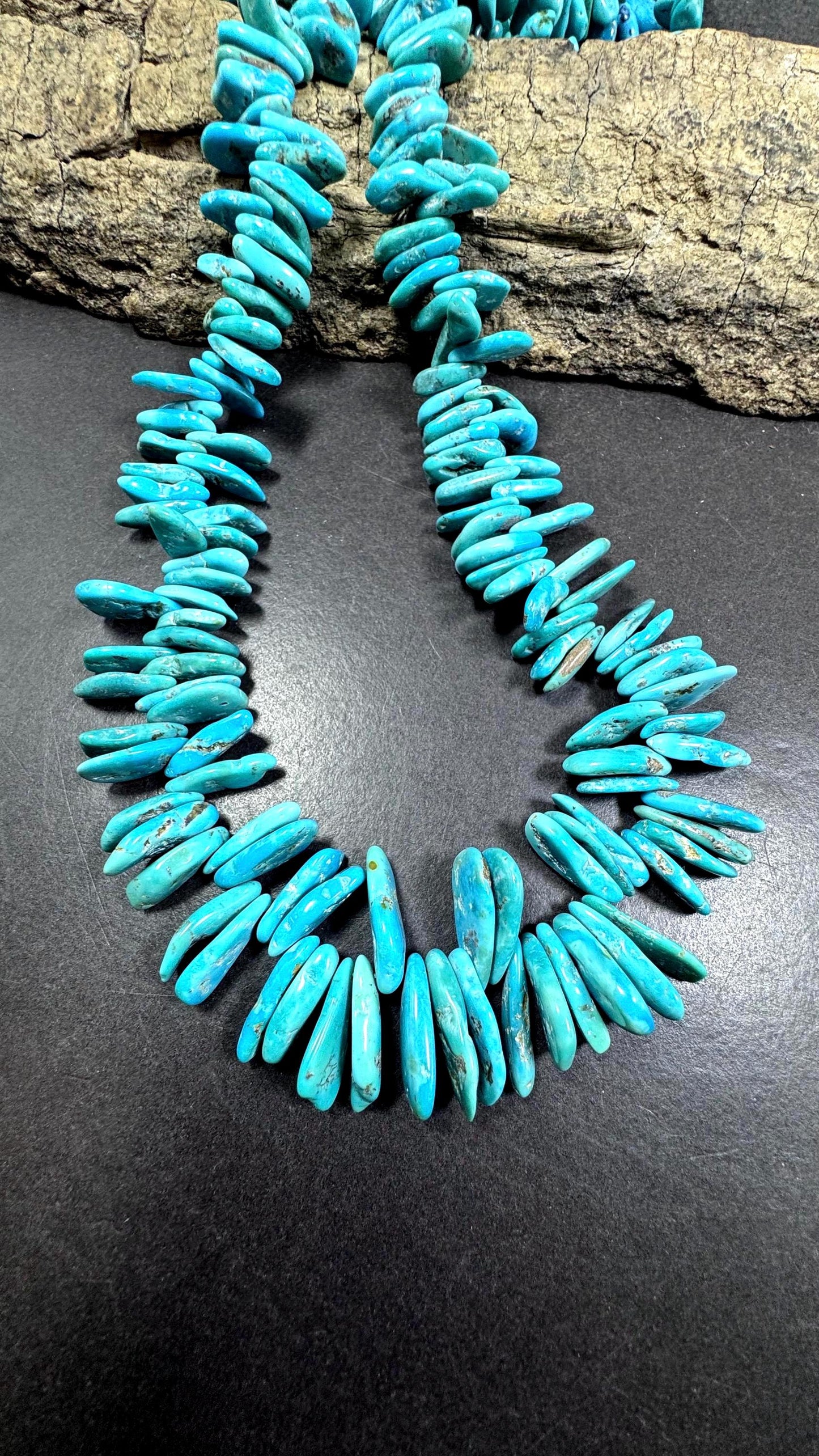 100% Natural turquoise gemstone bead. Teardrop shape. Natural blue turquoise color. Excellent quality . Full strand 15.5”