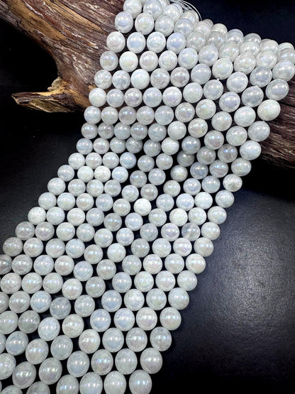 Gorgeous Icy White Dragon Pattern Agate Round Shape Beads. 6mm, 8mm, 10mm, 12mm Stunning White Color Great Quality Full Strand 15.5"