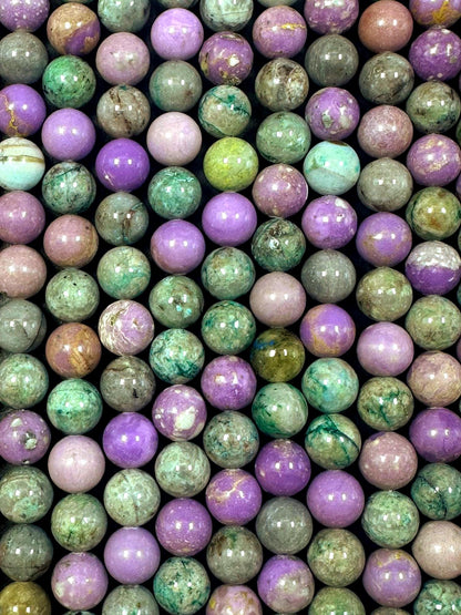 100% Natural Multicolor Phosphosiderite Smooth Round Shape Gemstone Beads, Great Quality 15.5"
