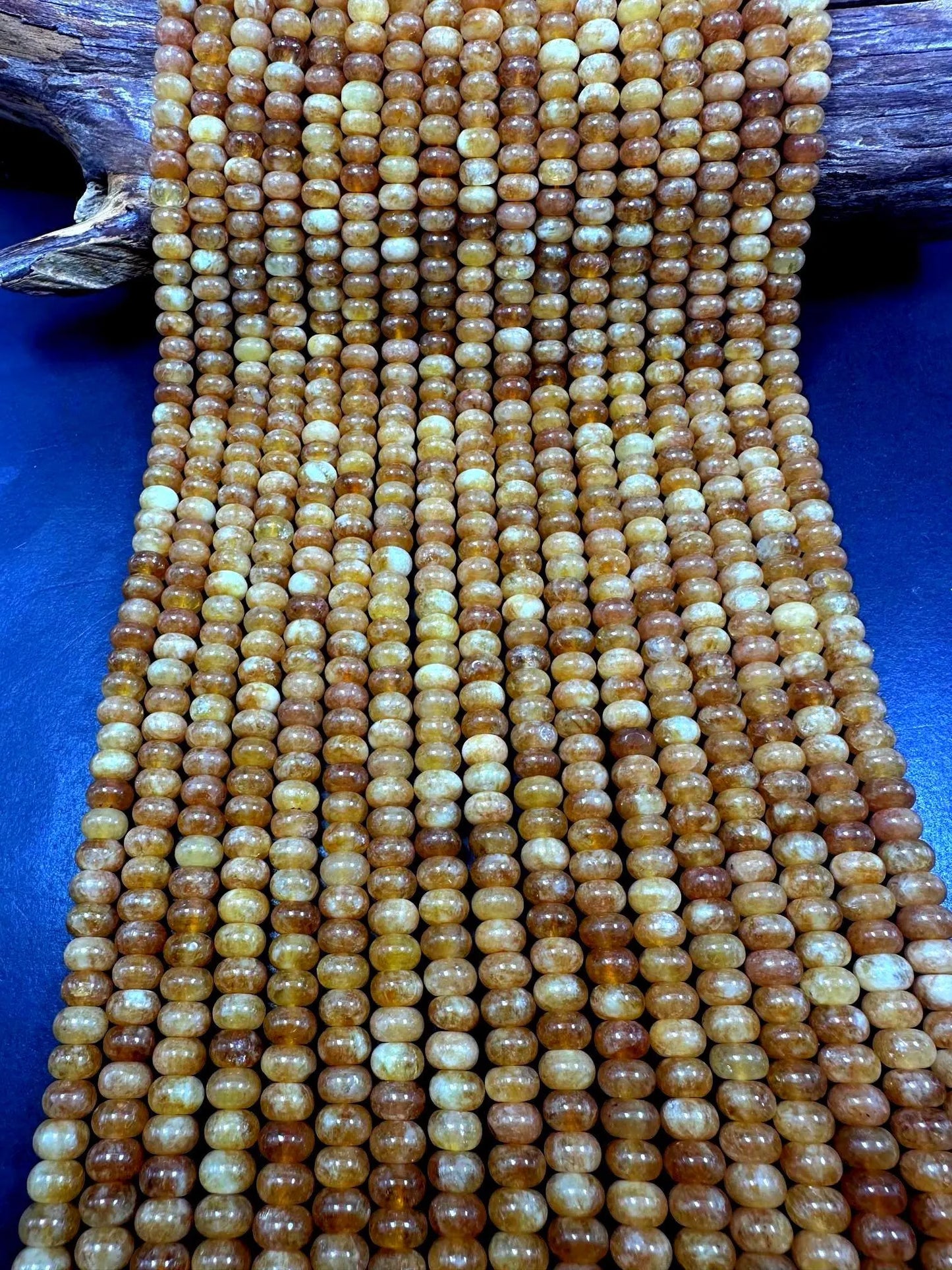 Beautiful Brown Orange Jade Gemstone Bead 5x8mm Smooth Rondelle Beads, Gorgeous Brown Orange Color Jade Gemstone Beads Full Strand 15.5"