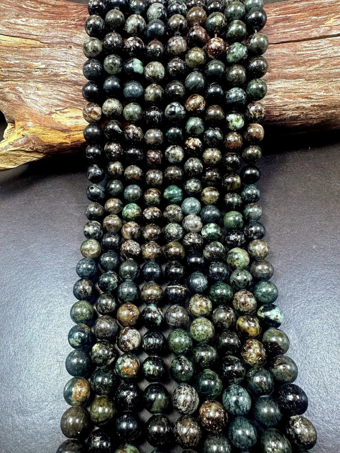 100% Natural Kambaba Jasper Smooth Round Shape Gemstone Beads, Excellent Quality 15.5"