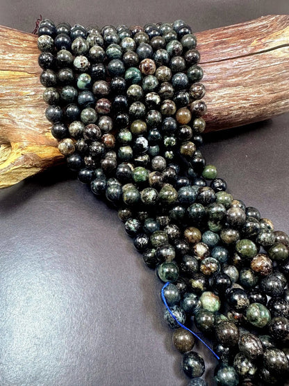 100% Natural Kambaba Jasper Smooth Round Shape Gemstone Beads, Excellent Quality 15.5"