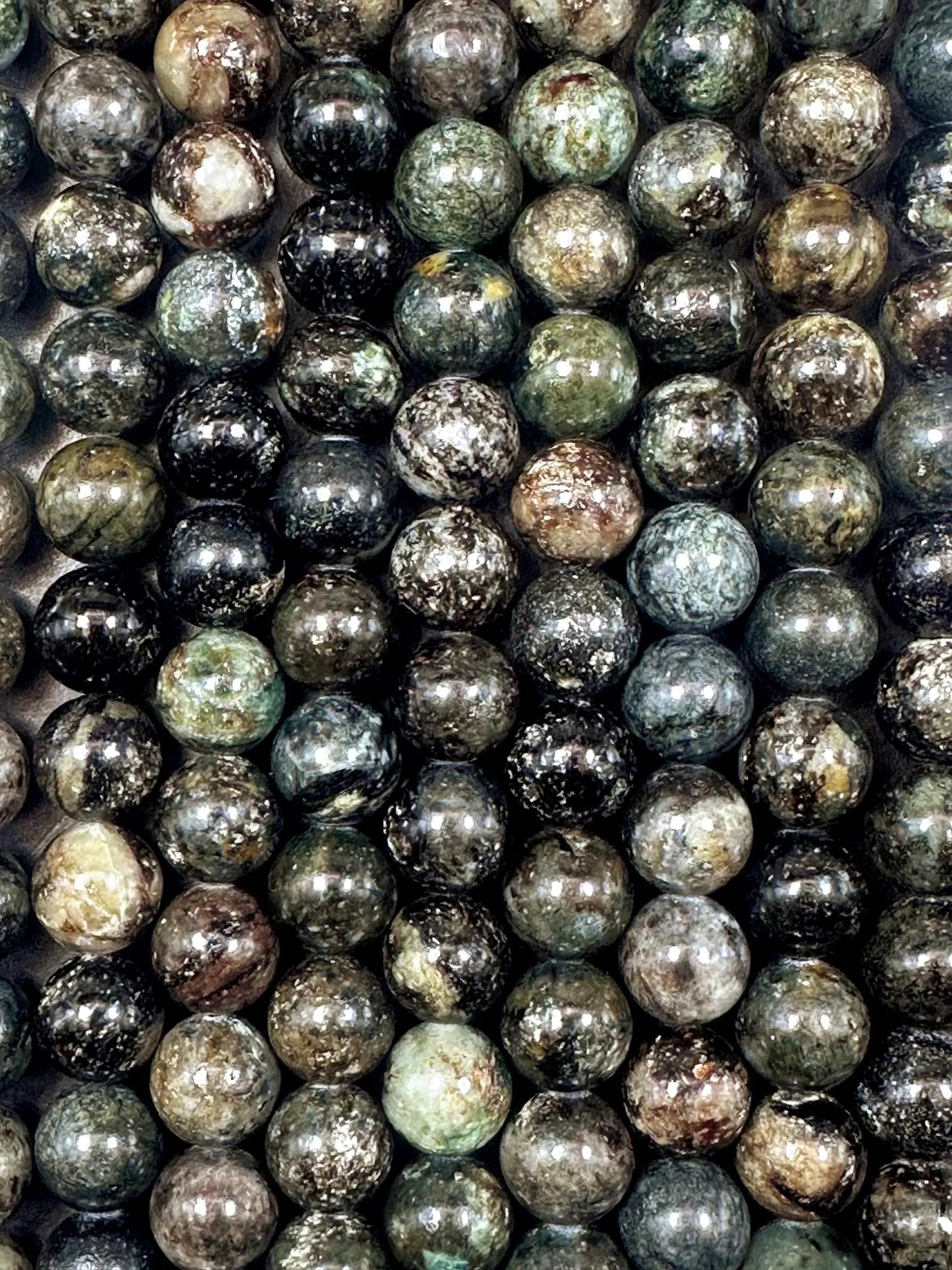 100% Natural Kambaba Jasper Smooth Round Shape Gemstone Beads, Excellent Quality 15.5"