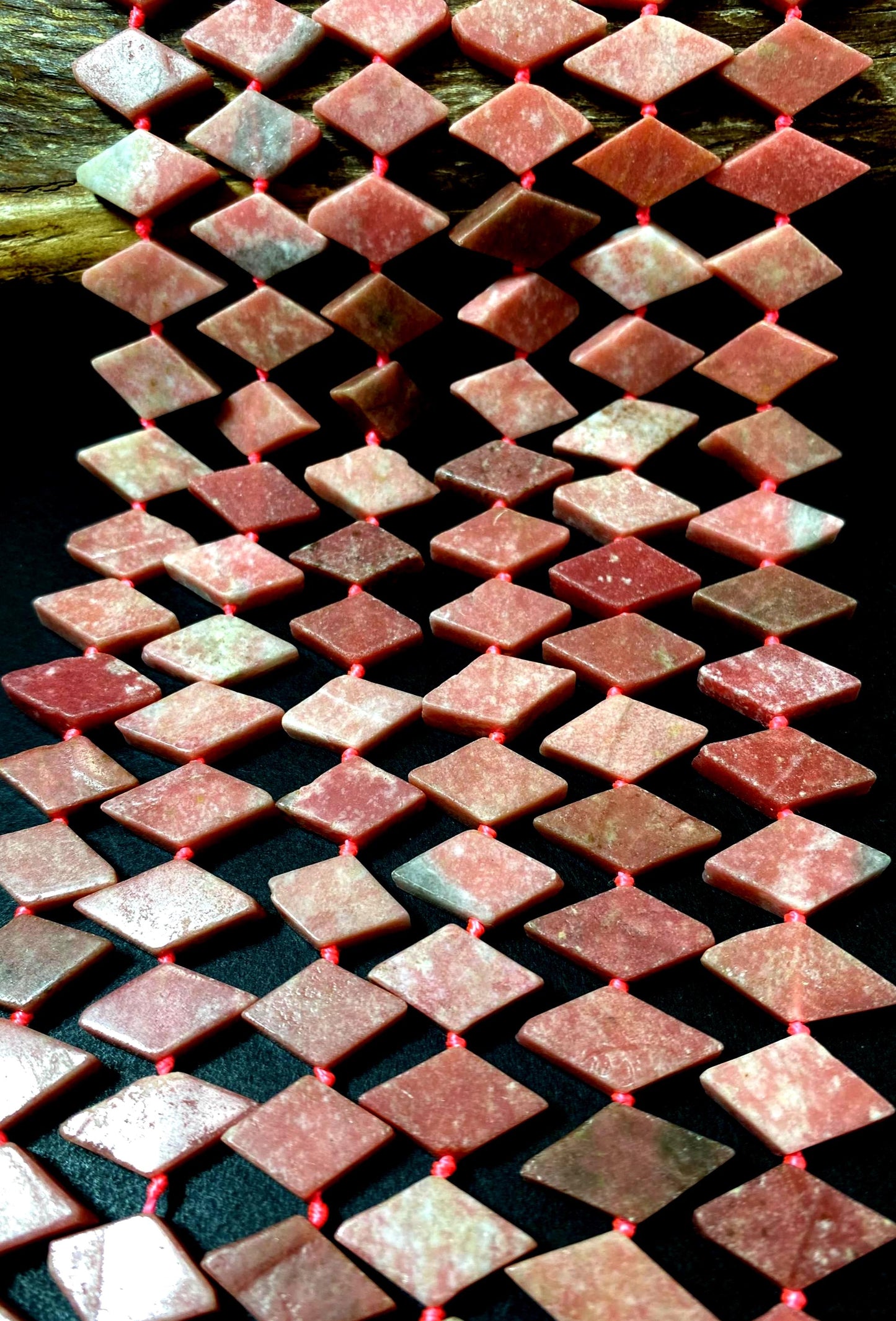 NATURAL Gemstone Pink Rhodochrosite, 20x11mm Full Strand 16" Great for making Jewelry! Not treated in anyway! AAA quality