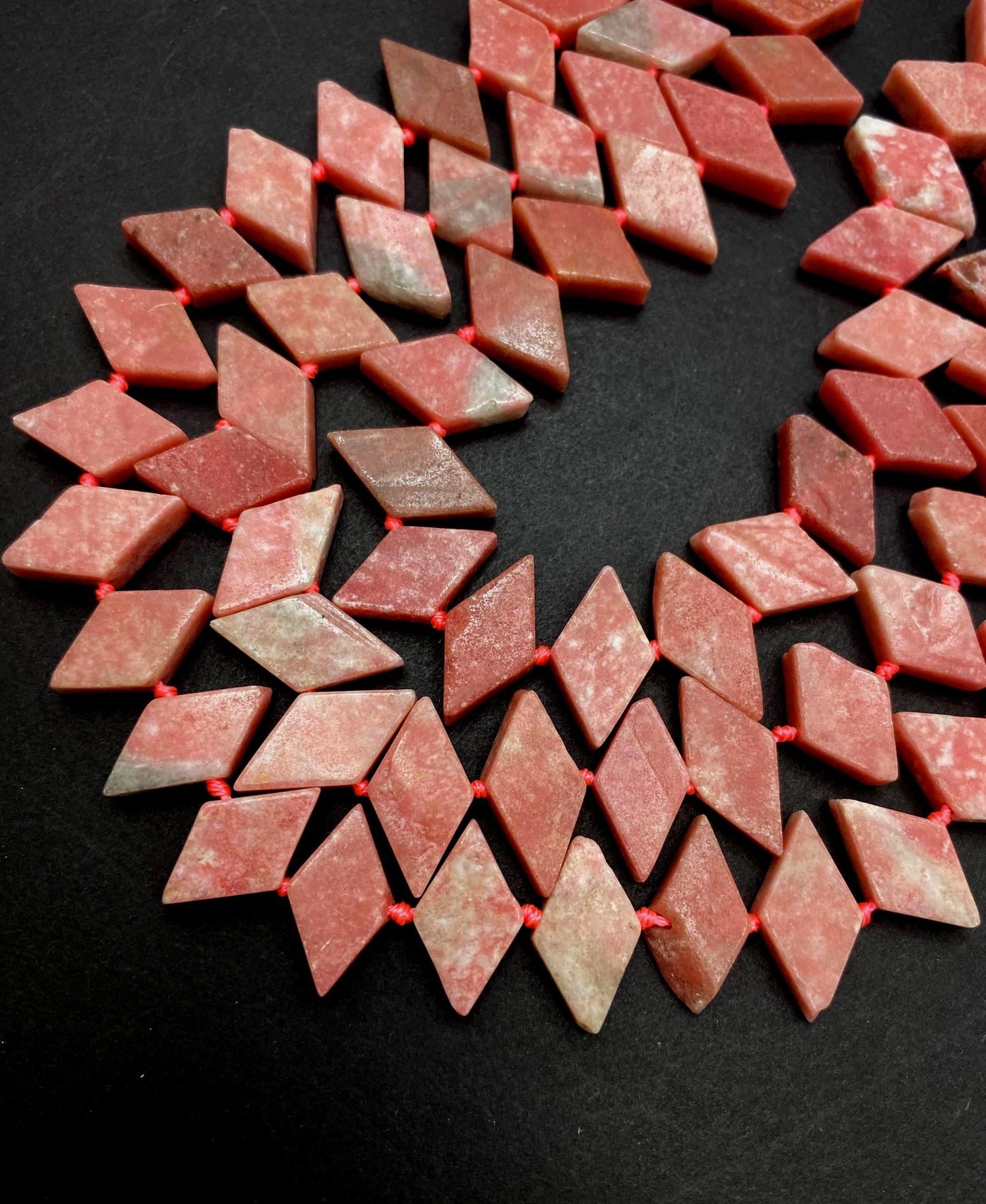 NATURAL Gemstone Pink Rhodochrosite, 20x11mm Full Strand 16" Great for making Jewelry! Not treated in anyway! AAA quality
