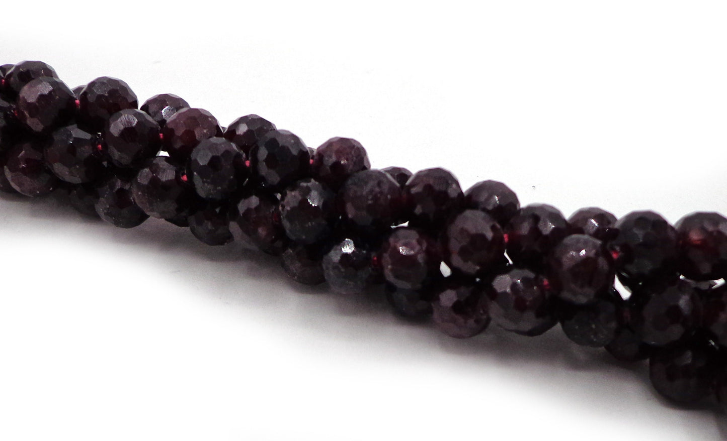 NATURAL Garnet stone bead Faceted 4mm7mm, 8mm 10mm 12mm Round Bead. Gorgeous natural dark red color garnet bead. Great quality gemstone15.5”
