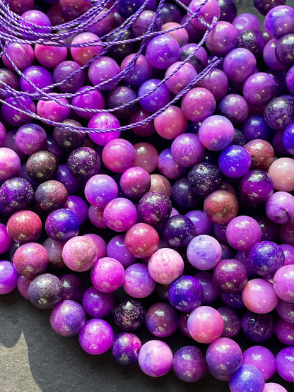 Beautiful Sugilite Gemstone Bead 8mm Round Bead, Gorgeous Purple Blue Color Sugilite Gemstone Bead