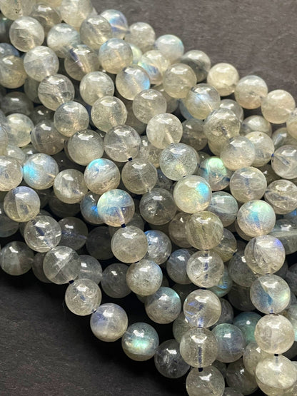 AAA Natural Labradorite Gemstone Bead 6mm 8mm 10mm Round Bead, Beautiful Rainbow Flash Labradorite Gemstone Beads