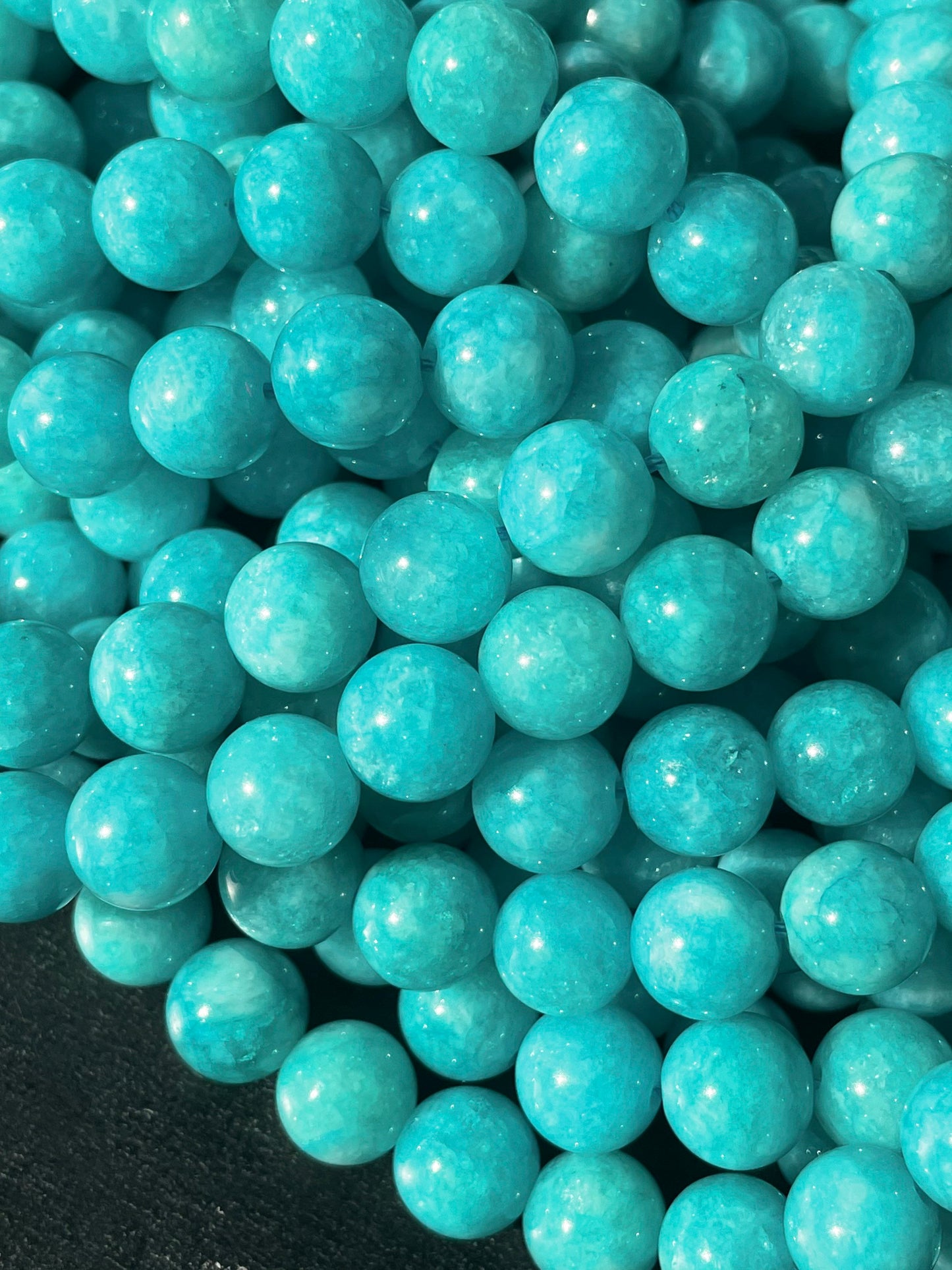 AAA Natural Amazonite Gemstone Bead 6mm 8mm 10mm Round Bead, Beautiful Natural Green Blue Amazonite Gemstone Bead