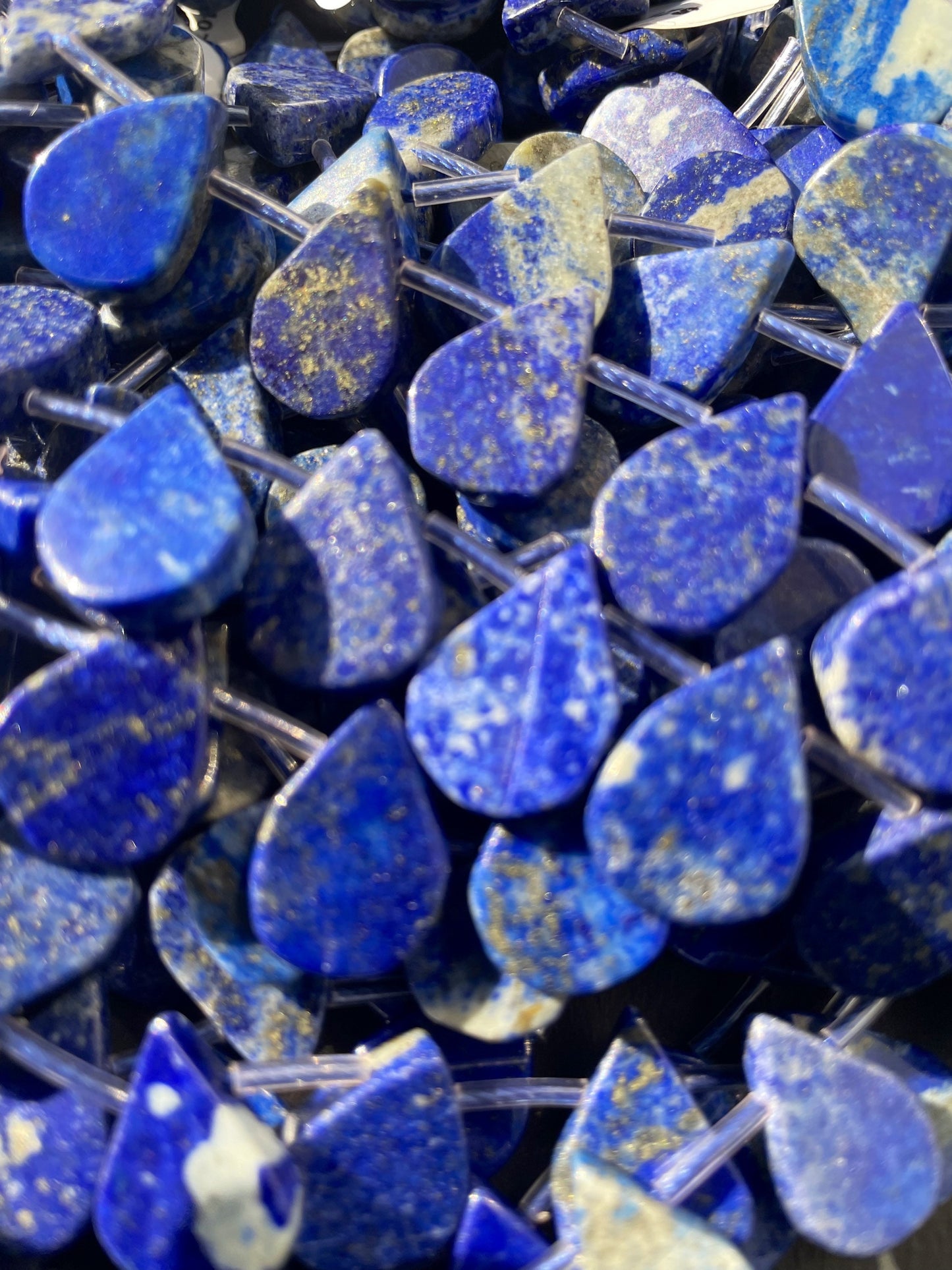 AAA Natural Lapis Lazuli Gemstone Bead 13x18mm Teardrop Shape, Gorgeous Natural Royal Blue Color Lapis Lazuli Gemstone Bead, High Quality Beads