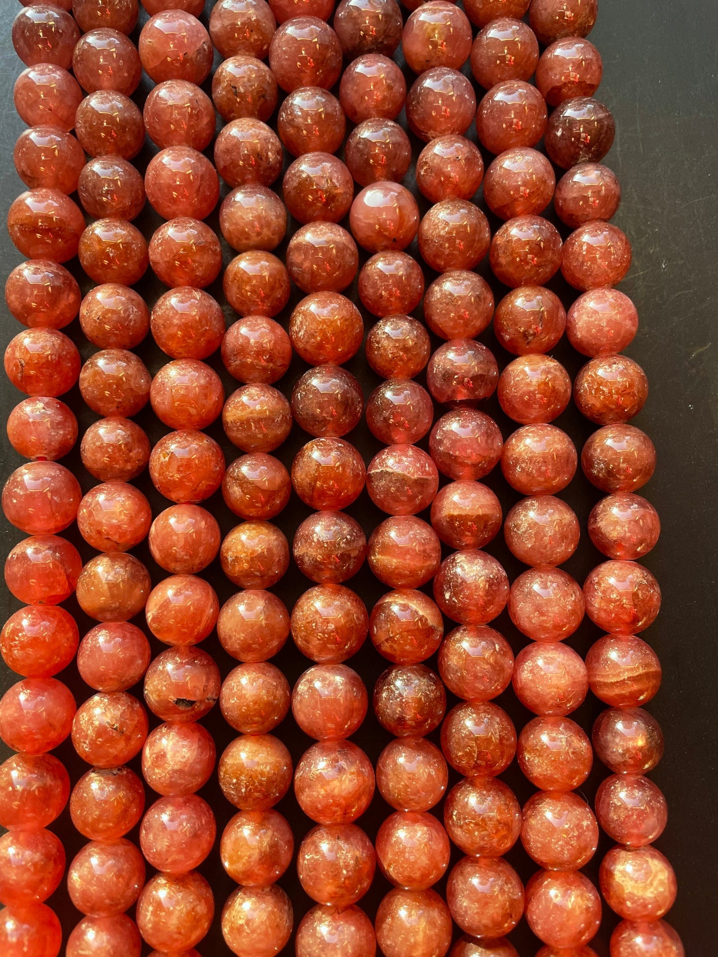 AAA Natural Rhodochrosite Gemstone Bead 6mm 8mm 10mm Round Bead, Gorgeous Pink Red Color Rhodochrosite Gemstone Beads, High Quality Beads