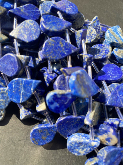 AAA Natural Lapis Lazuli Gemstone Bead 13x18mm Teardrop Shape, Gorgeous Natural Royal Blue Color Lapis Lazuli Gemstone Bead, High Quality Beads