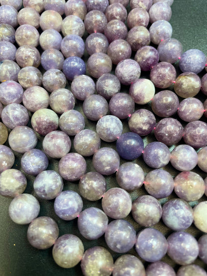 Natural Purple Tourmaline Gemstone Bead 6mm 8mm 10mm Round Beads, Beautiful Lavender Purple Color Tourmaline Gemstone Bead