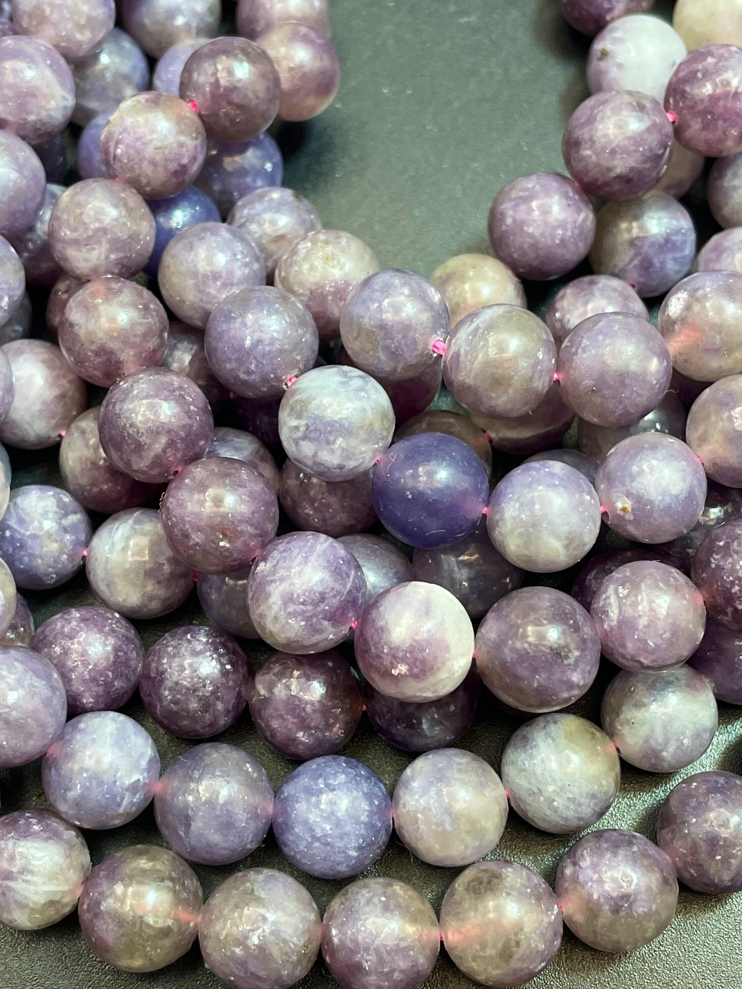 Natural Purple Tourmaline Gemstone Bead 6mm 8mm 10mm Round Beads, Beautiful Lavender Purple Color Tourmaline Gemstone Bead