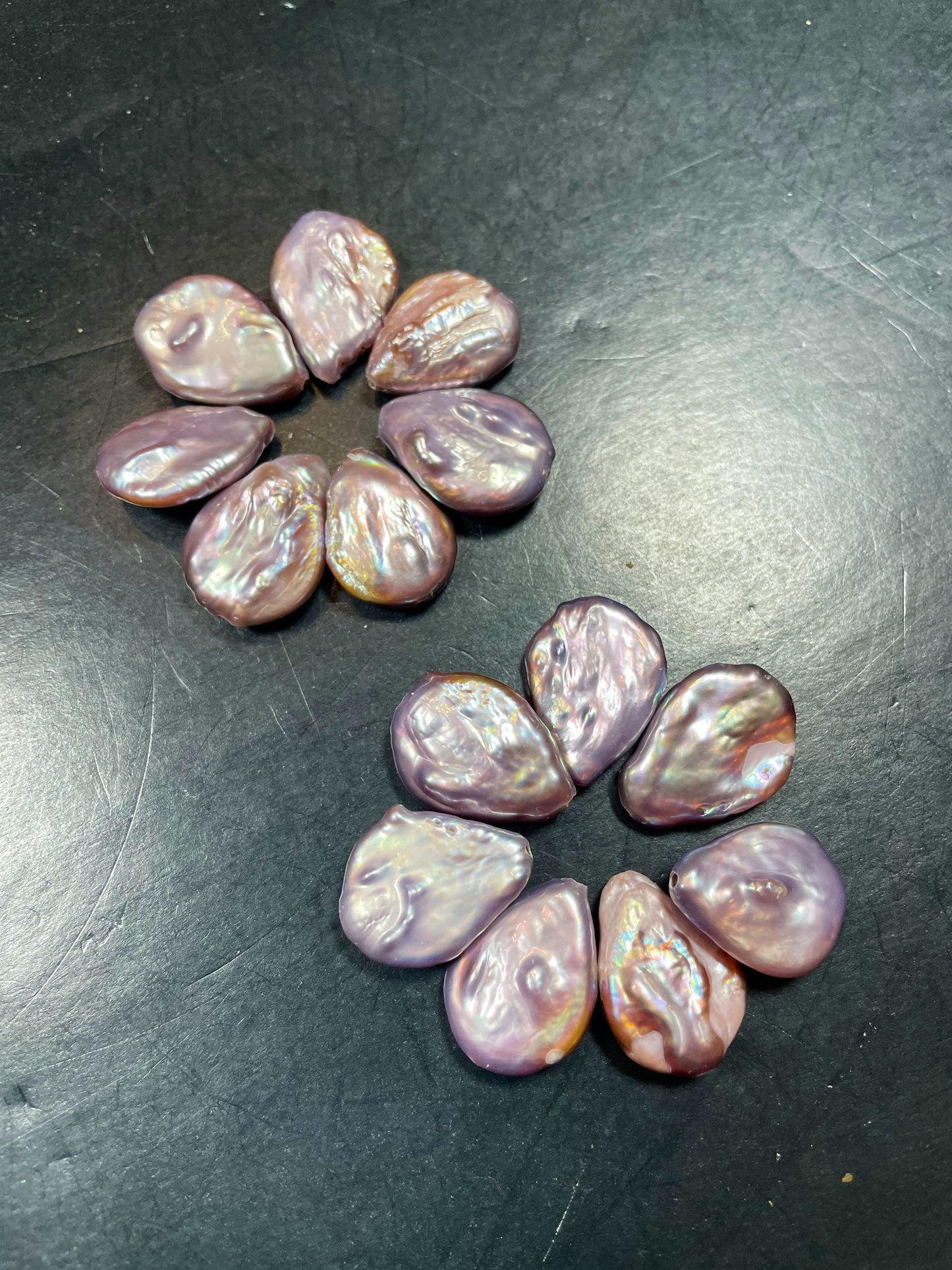 Beautiful Natural Freshwater Pearl Beads 13x23mm Teardrop Shape, Gorgeous Natural Purple Pink Color Freshwater Pearl LOOSE BEADS