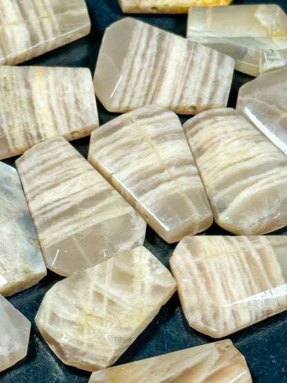 AAA NATURAL Sunstone Gemstone Bead Faceted 28x20mm Teardrop Shape Bead, Beautiful Light Brown Beige Color Sunstone Gemstone Bead LOOSE Beads